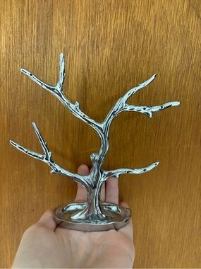 Silver Jewelry Tree - holder and organizer